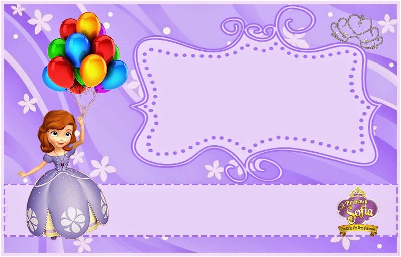 sofia the first birthday invitations printable sofia the first free printable invitations or photo frames is