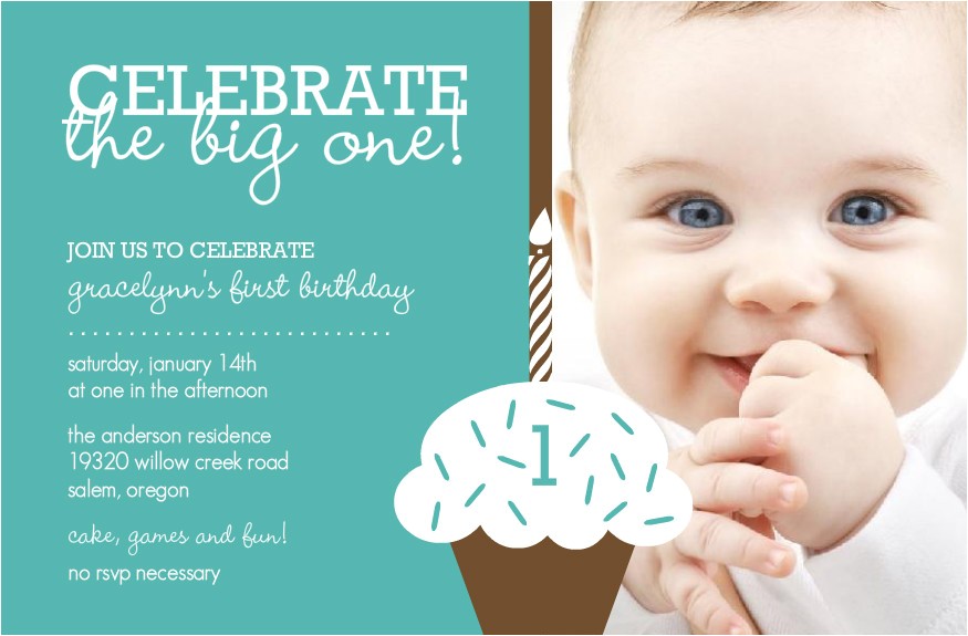 first birthday invitation cards for baby boy girl