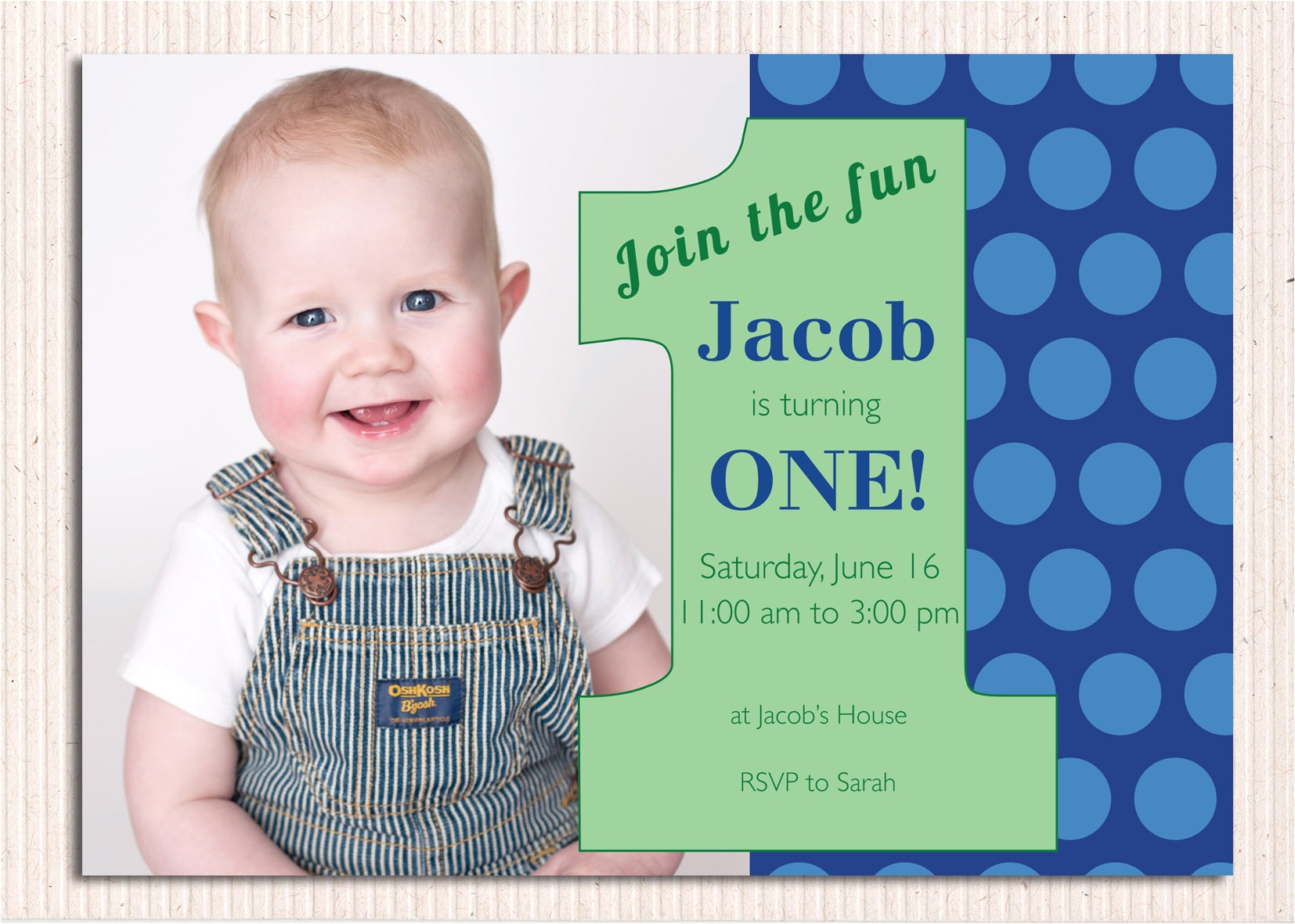 1st Birthday Invitations Templates with Photo Free First Birthday Invitations – Bagvania Free Printable