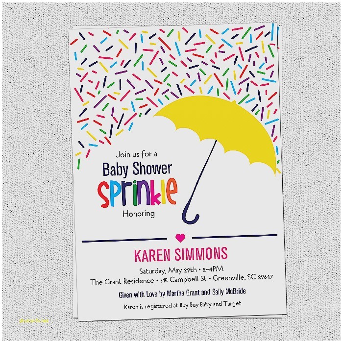 second baby shower invitation wording sprinkle awesome sprinkle baby shower invitation raining rainbow sprinkles and