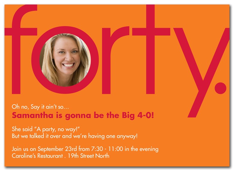 40th Birthday Invite Wording Funny Fun Birthday Party Invitations Templates Ideas Funny