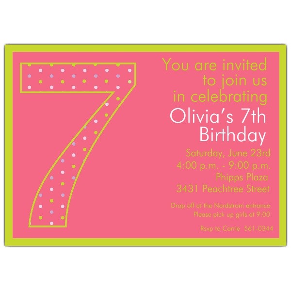 7th birthday wishes quotes