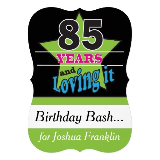 surprise 85th birthday party gifts