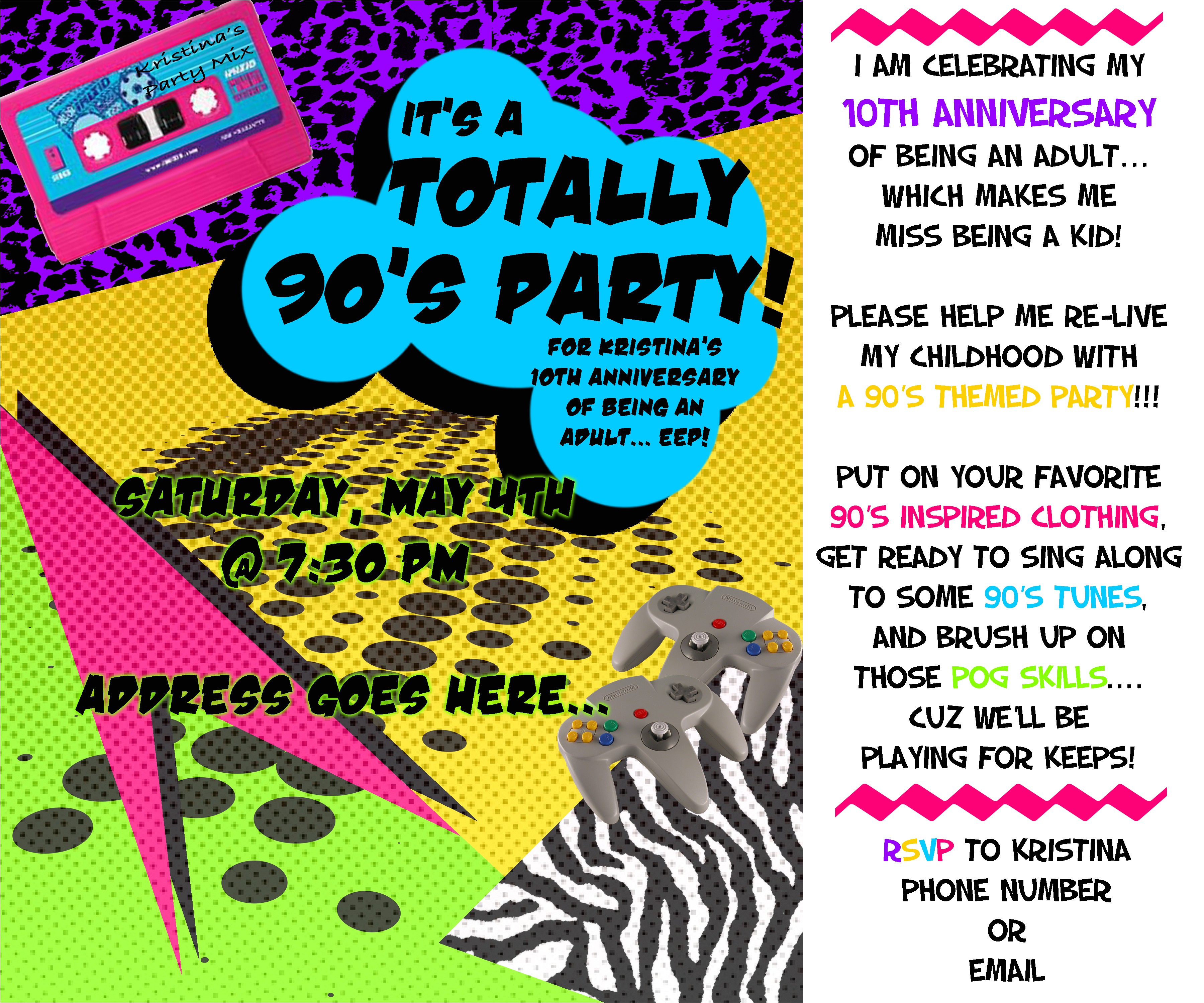 themed parties the 90s