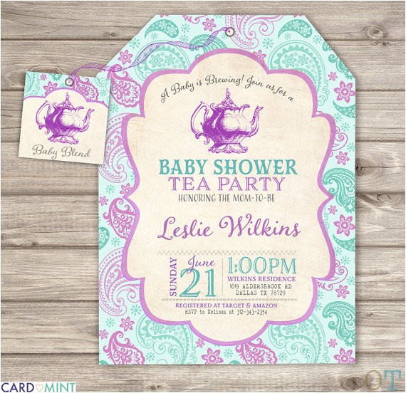 a baby is brewing baby shower tea party