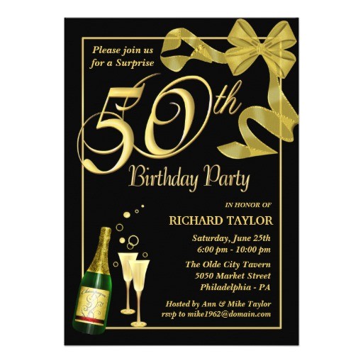 50th birthday party surprise party invitations 161836162593654762