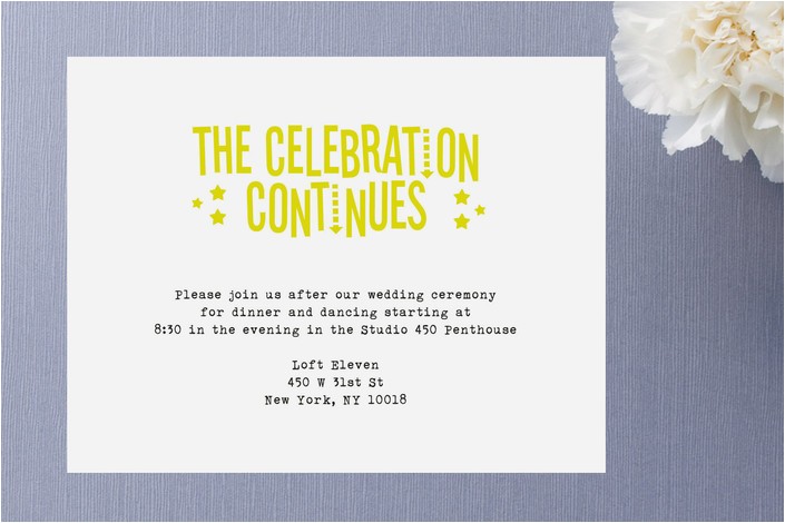 after party invitation wording
