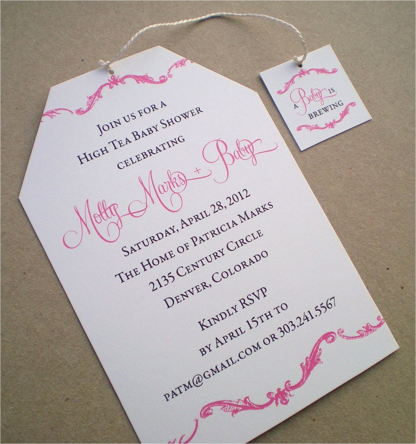 Afternoon Tea Baby Shower Invitations Baby Shower Invitations Baby Shower Invitation Wording