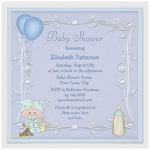 animated baby shower invitations
