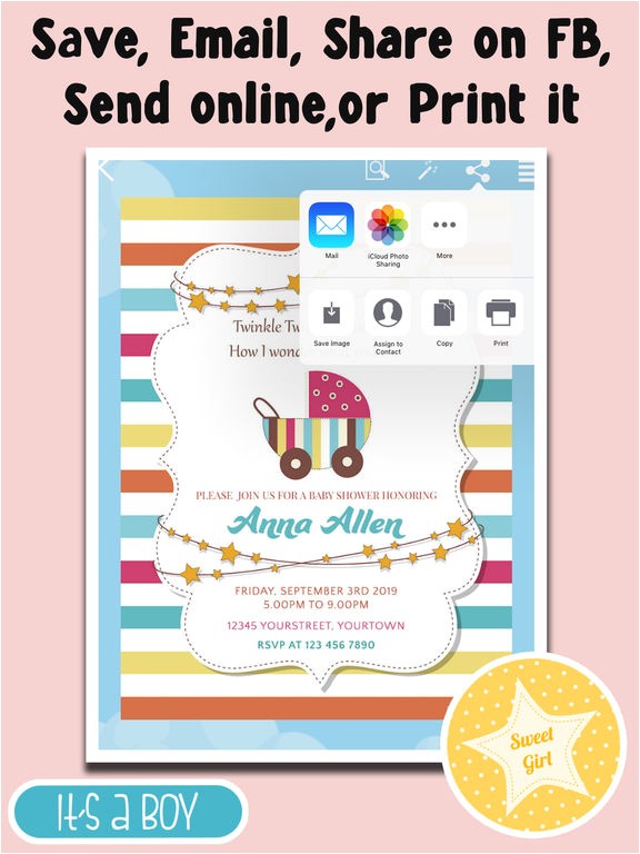 baby shower invitation cards free