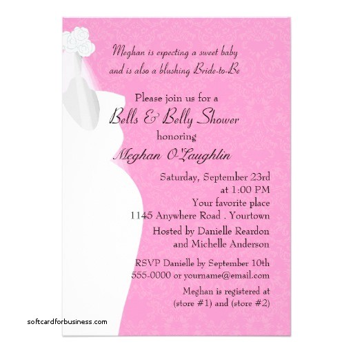 wedding and baby shower bined invitations