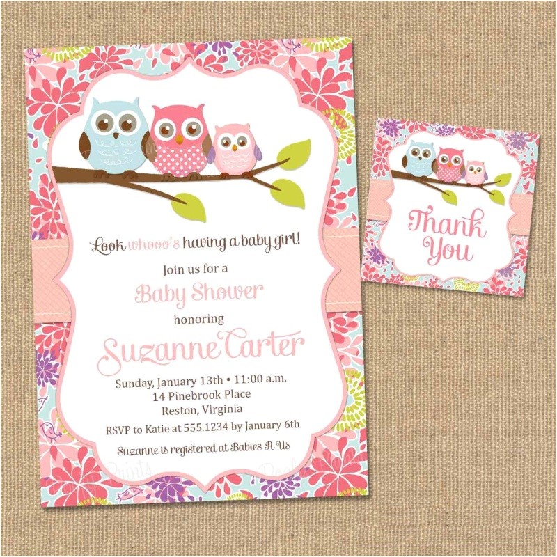 free printable baby shower invitations for girls