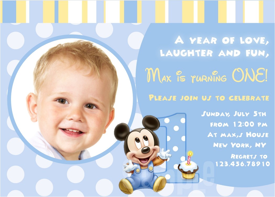 baby first birthday invitations
