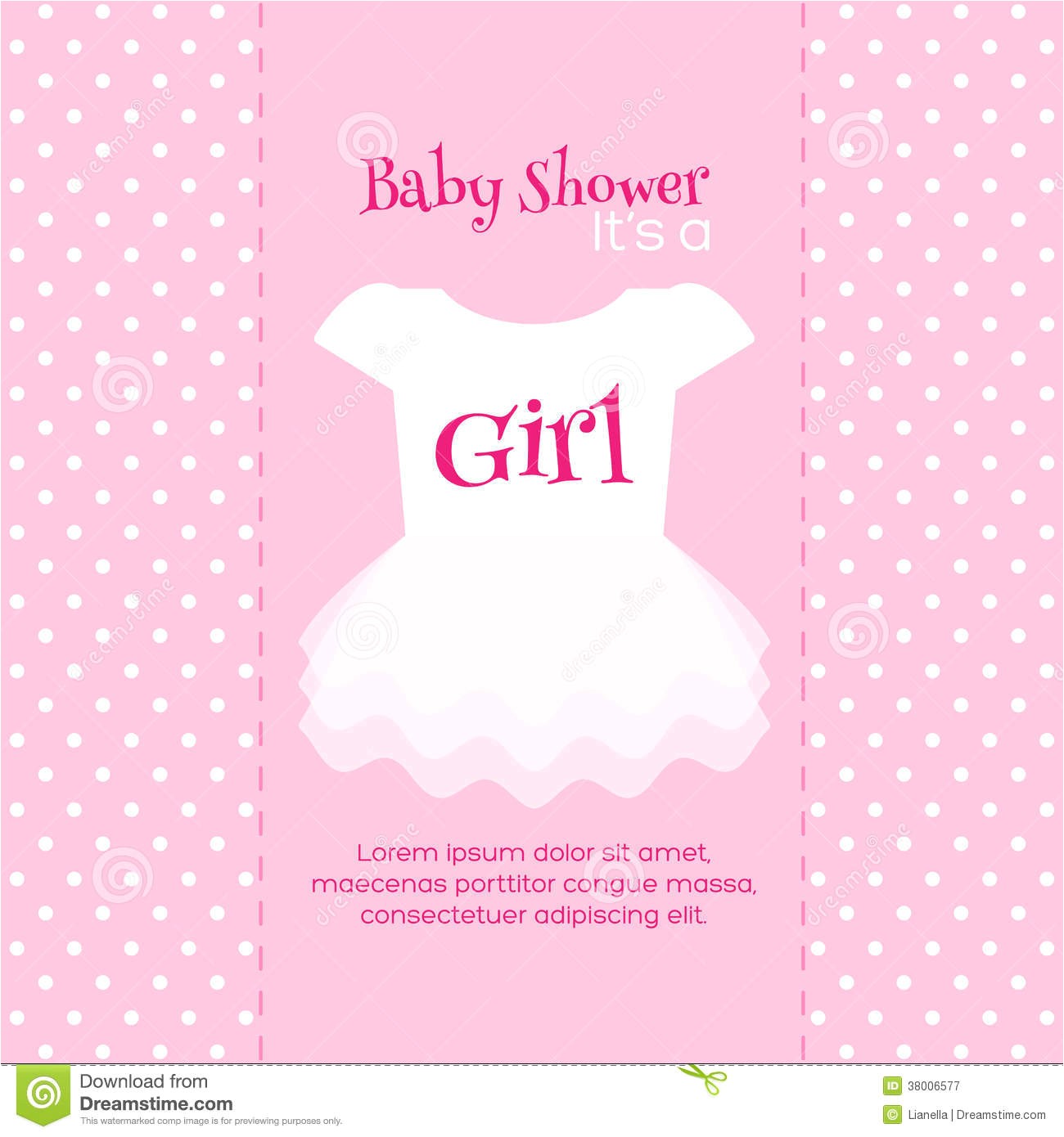 baby girl baby shower invitation templates