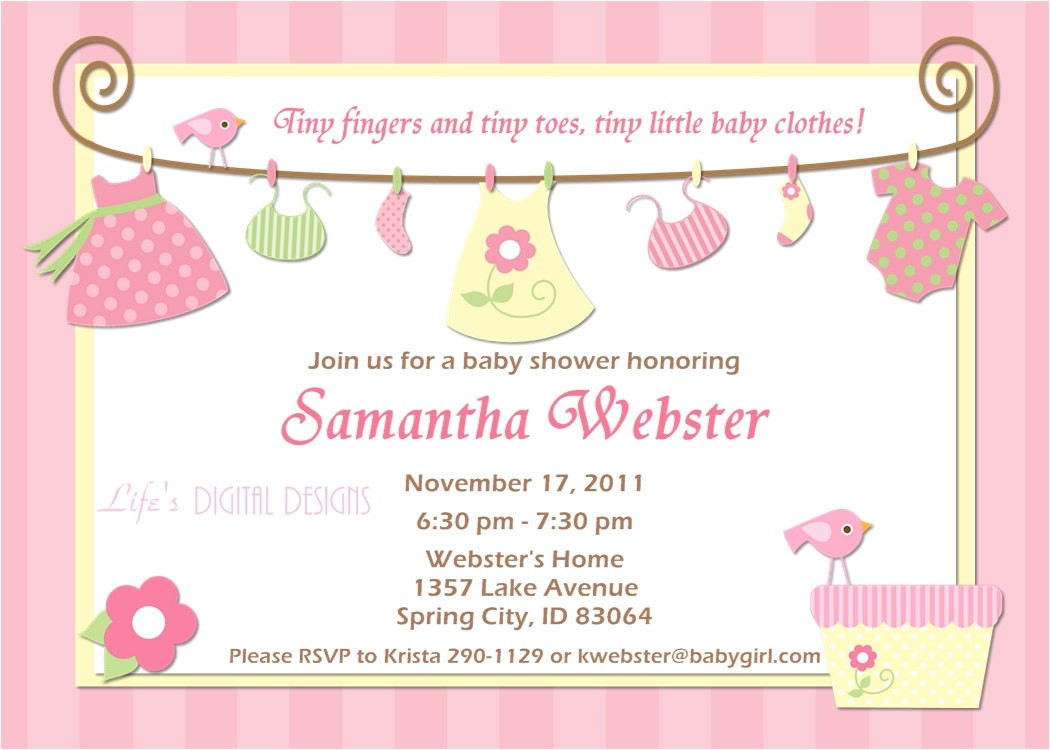 baby shower invitation cards ideas