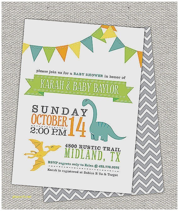 baby shower invitation with baby name
