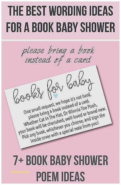 baby shower invitation wording bring books instead of card