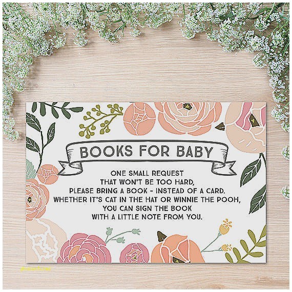 baby shower books instead of cards invitation wording