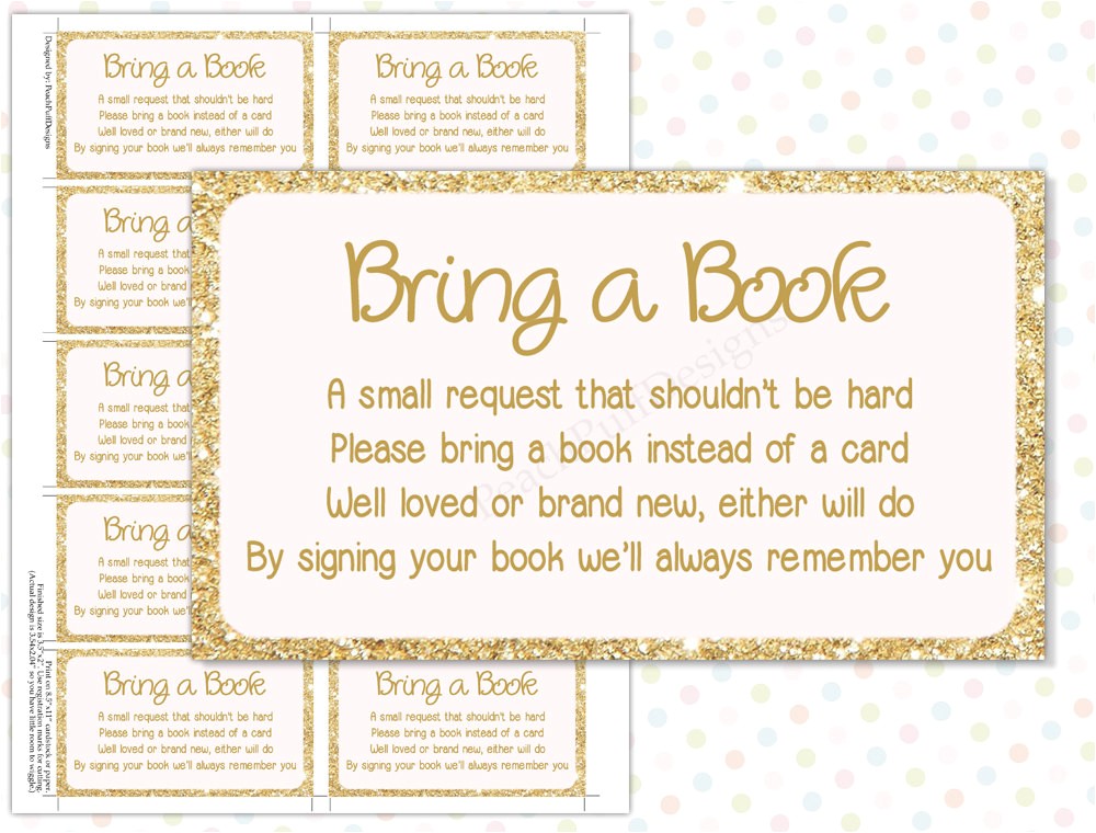 best sample baby shower invitations bring a book instead of card poem