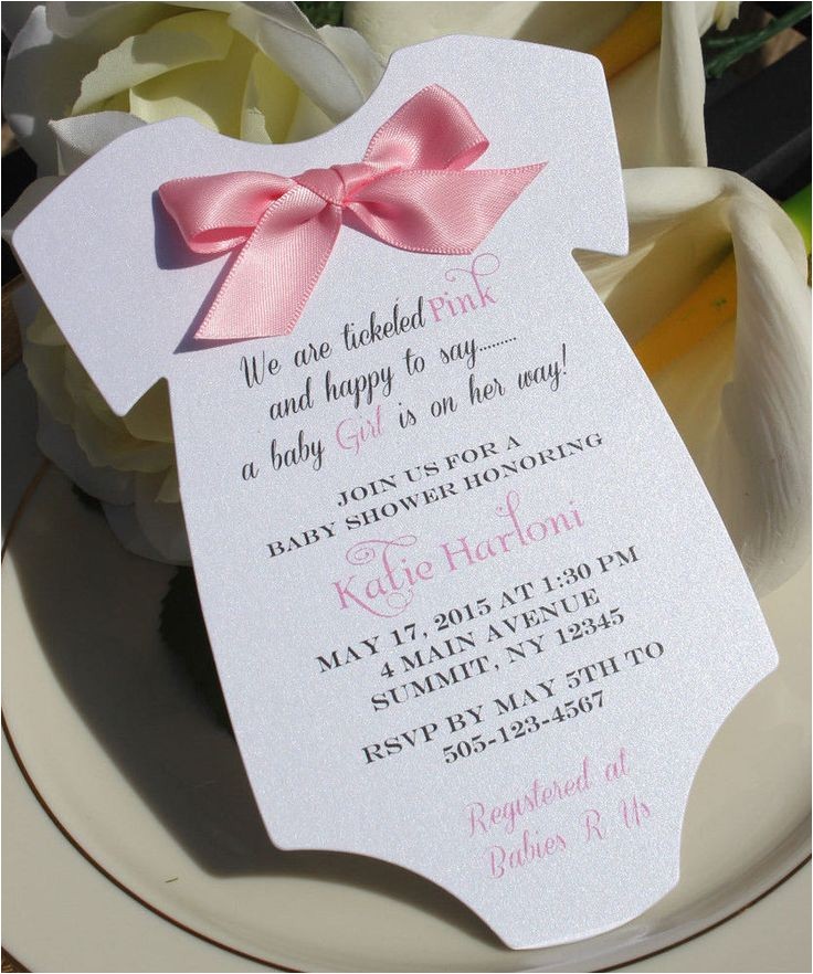baby girl invitations