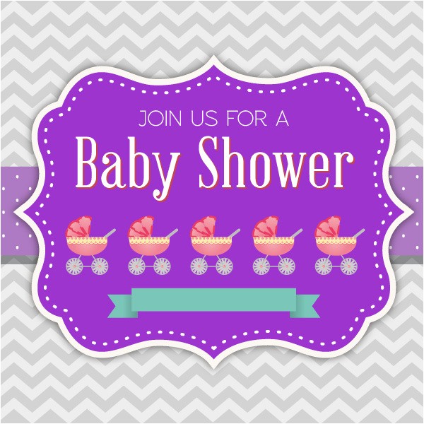 Baby Shower Invitation Vector