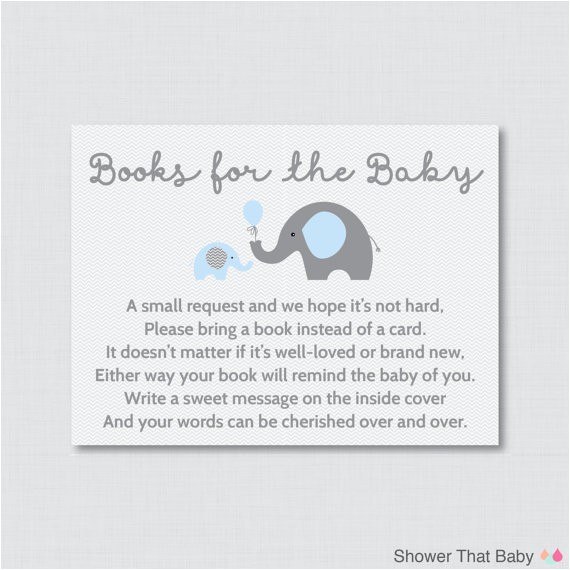 baby shower book instead of card what to write inside