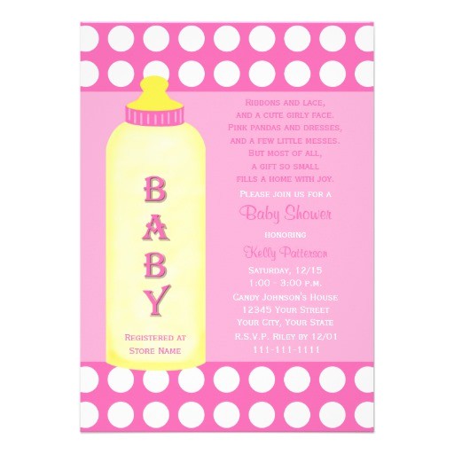baby shower poem invitation baby girl