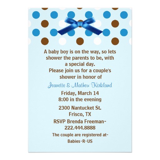 wording for baby boy shower invitations