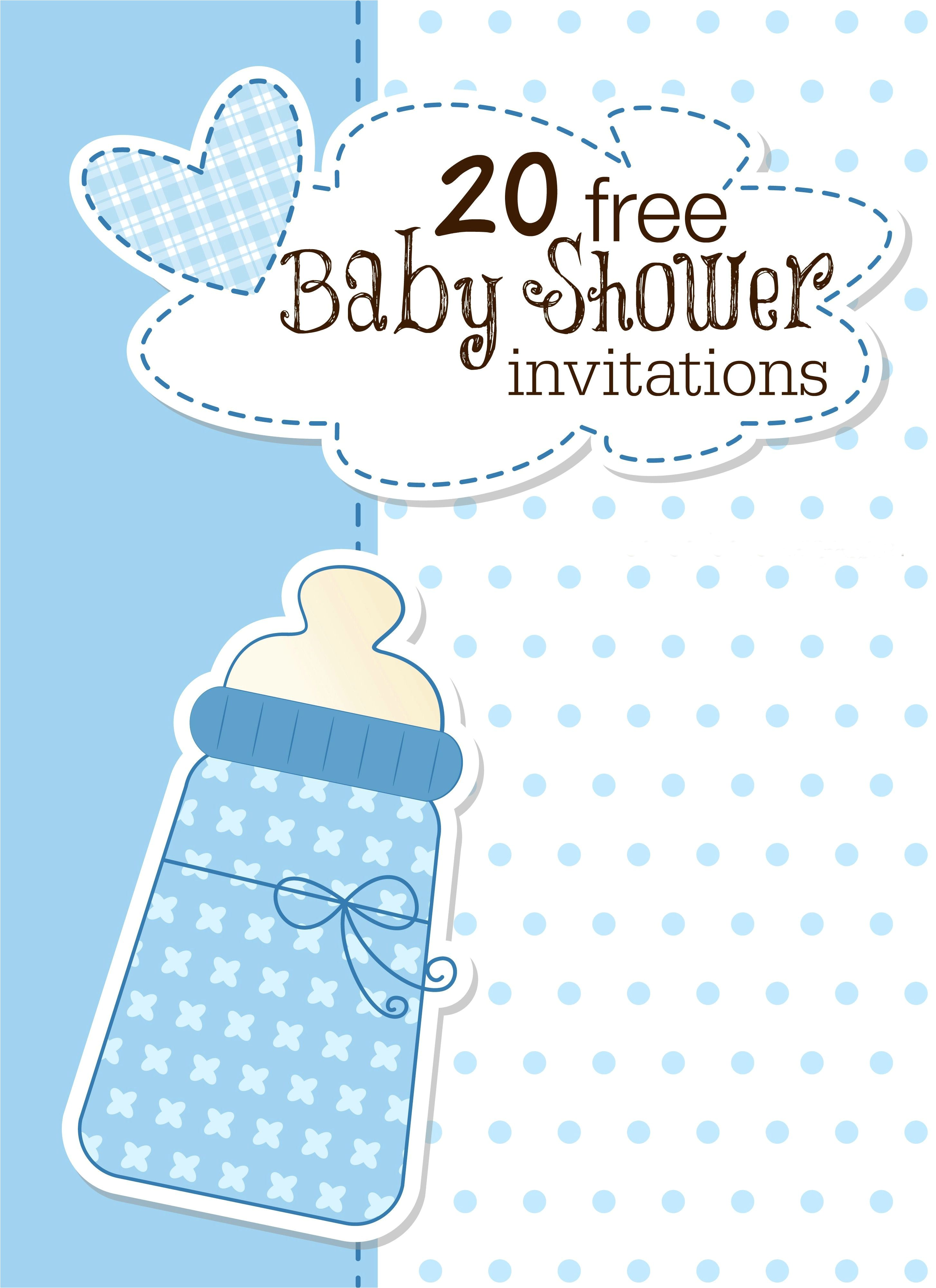 free baby shower invitations templates