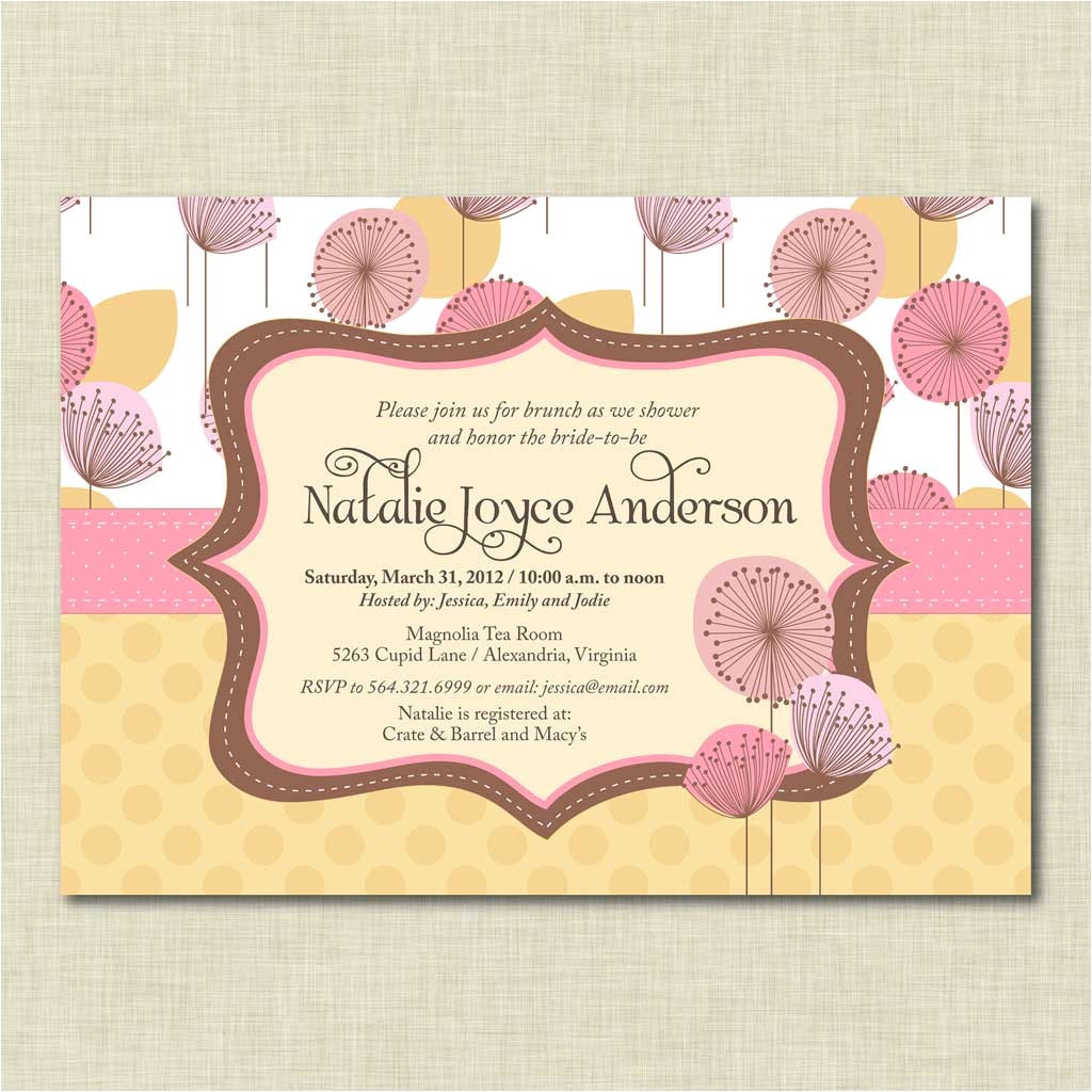 brunch and luncheon invitation card designs for your inspirations