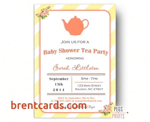baby shower tea party invitation wording gender neutral baby shower tea party invitation printable