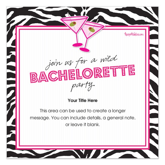 free bachelorette invitation
