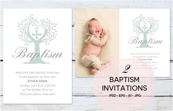 sample baptism invitation