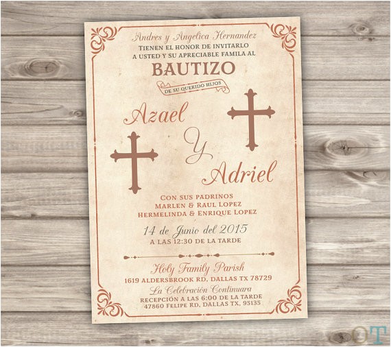 baptism invitations in spanish template