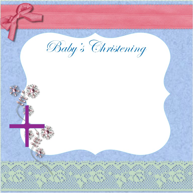 background for christening invitation card