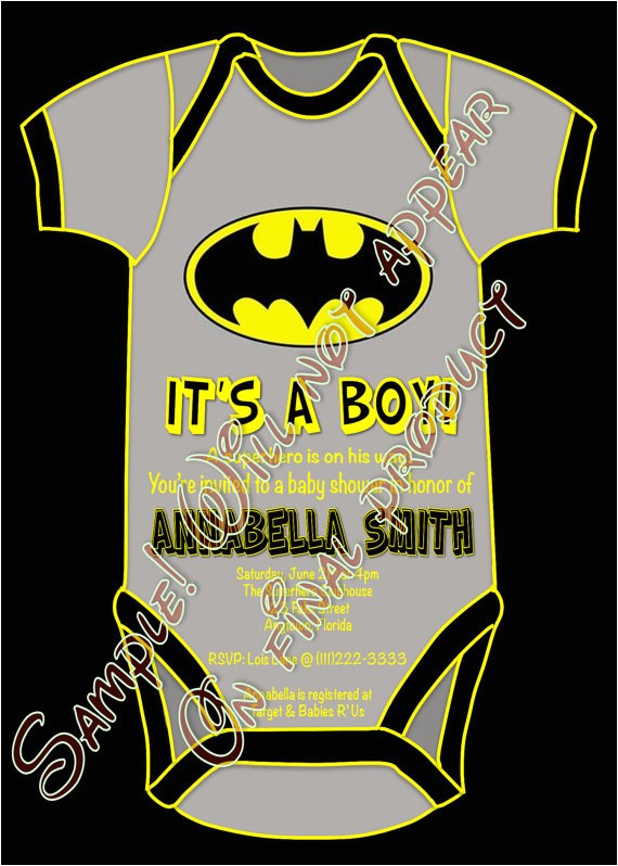 superhero batman baby shower its a boy