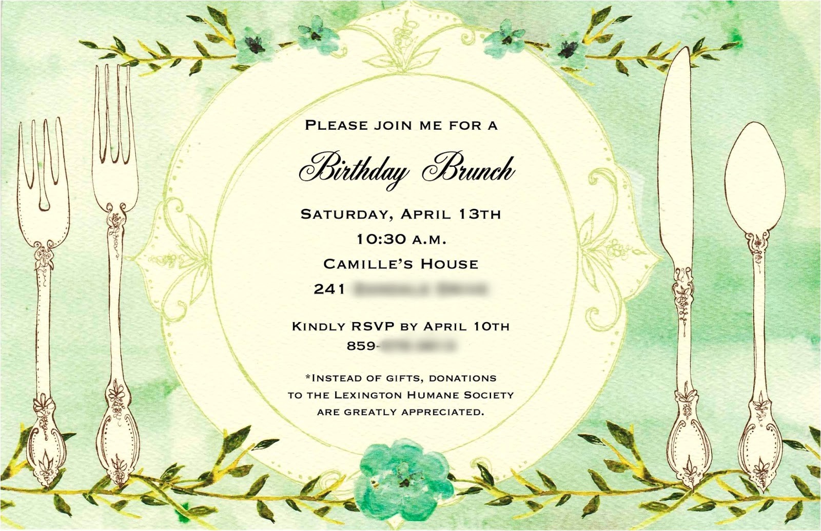 birthday brunch invitations
