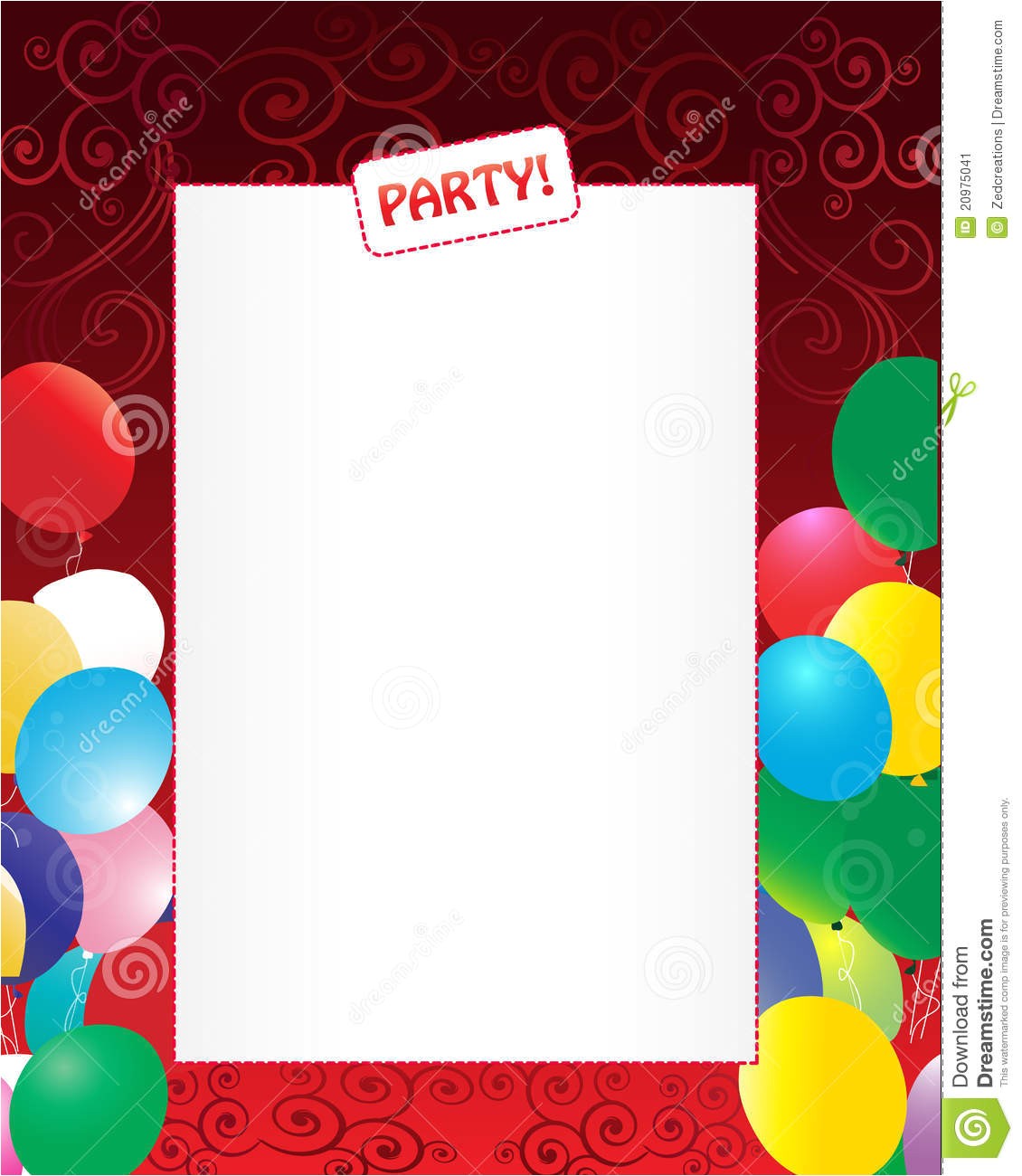 stock image party invitation background image20975041