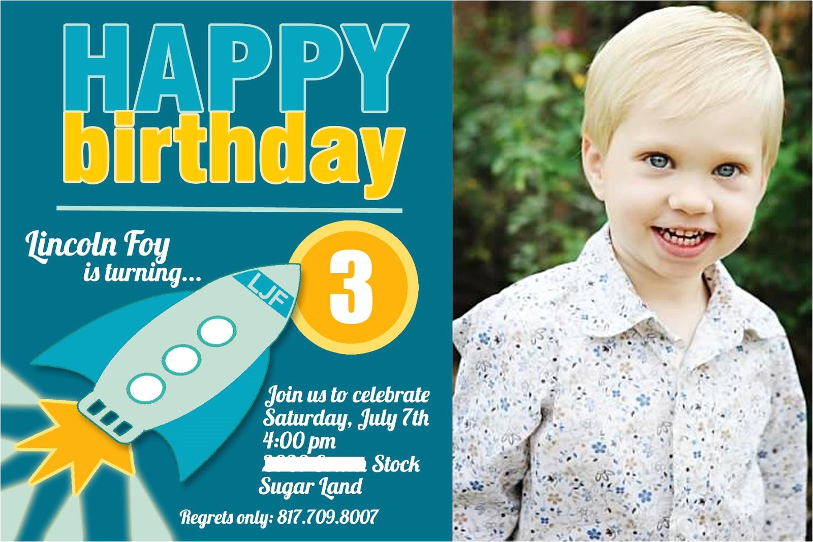 birthday invitation wording for 5 year old boy