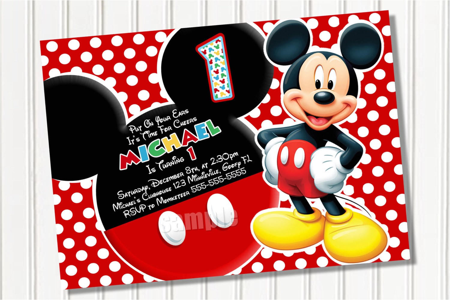 mickey mouse party invitations template