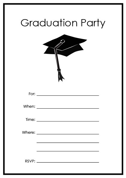 graduation party invitations