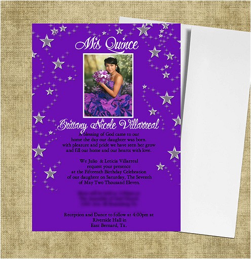 quinceanera invitations for quinceaneras blank