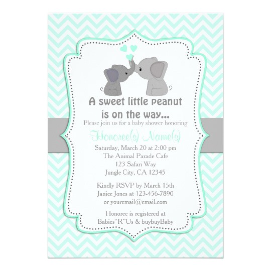 boy blue elephant baby shower invitations chev 330