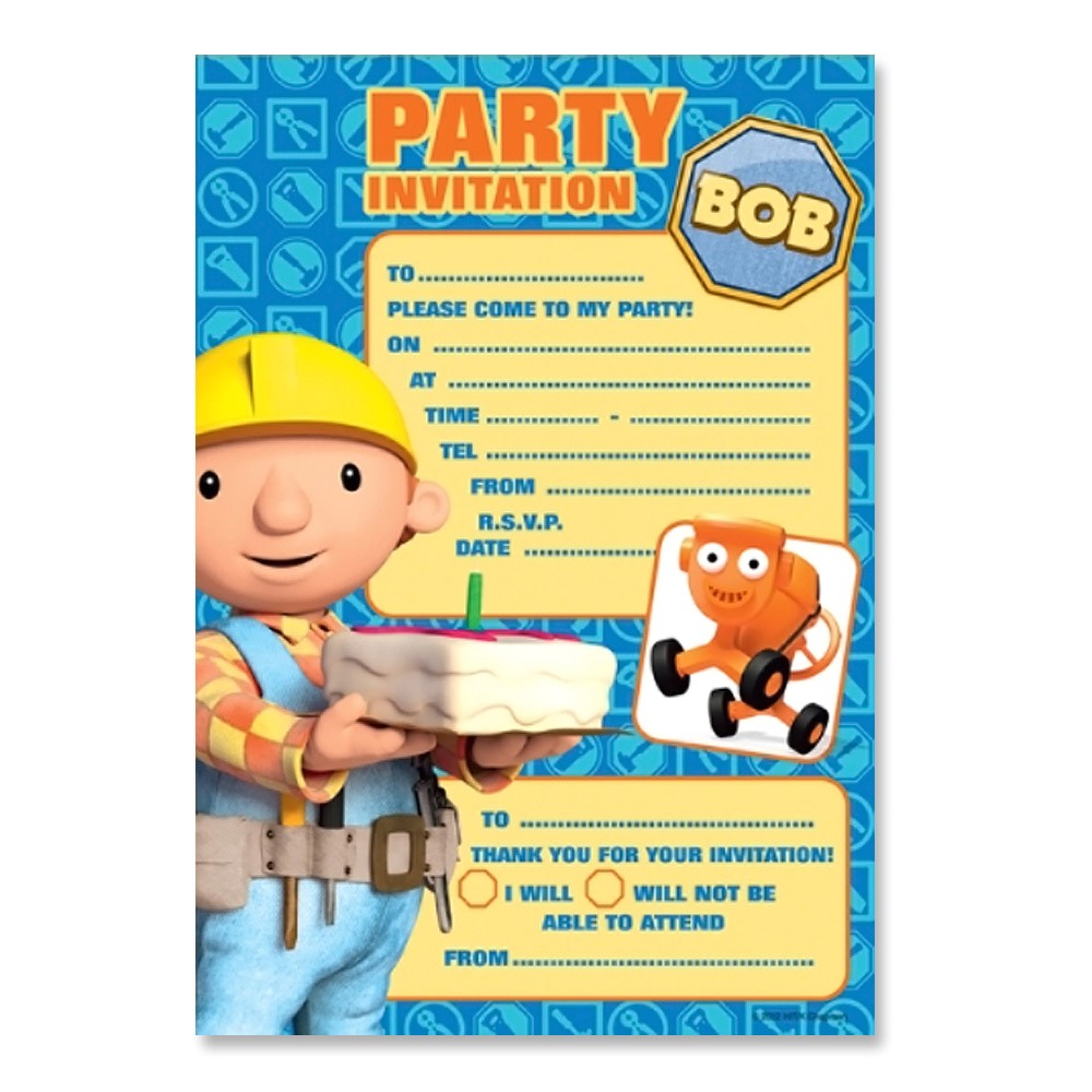 bob the builder invitation cards a ps c us x usd