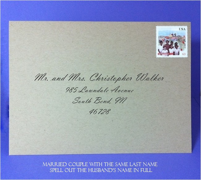 bridal shower invitation envelope addressing etiquette