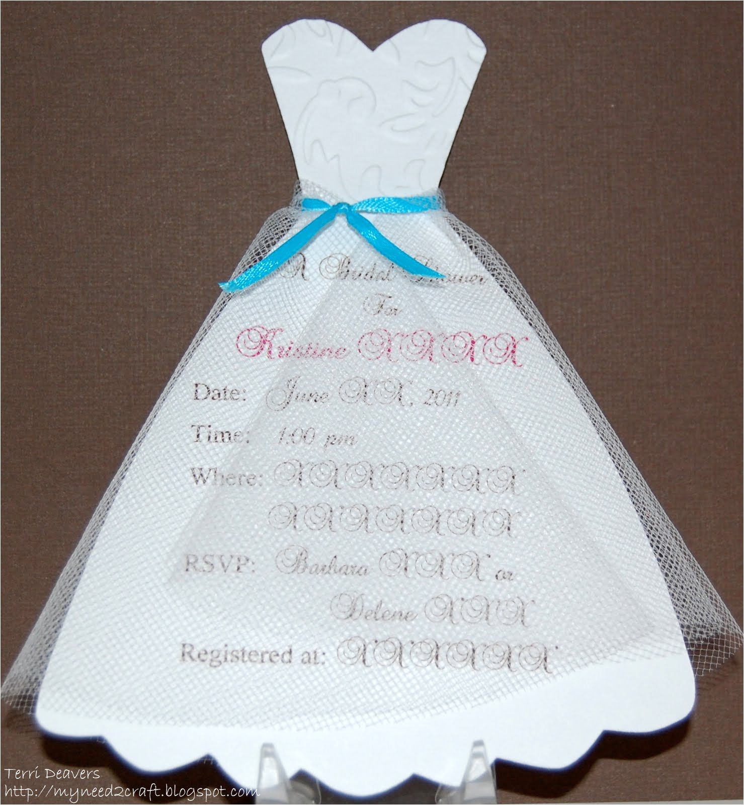 diy bridal shower invitations examples