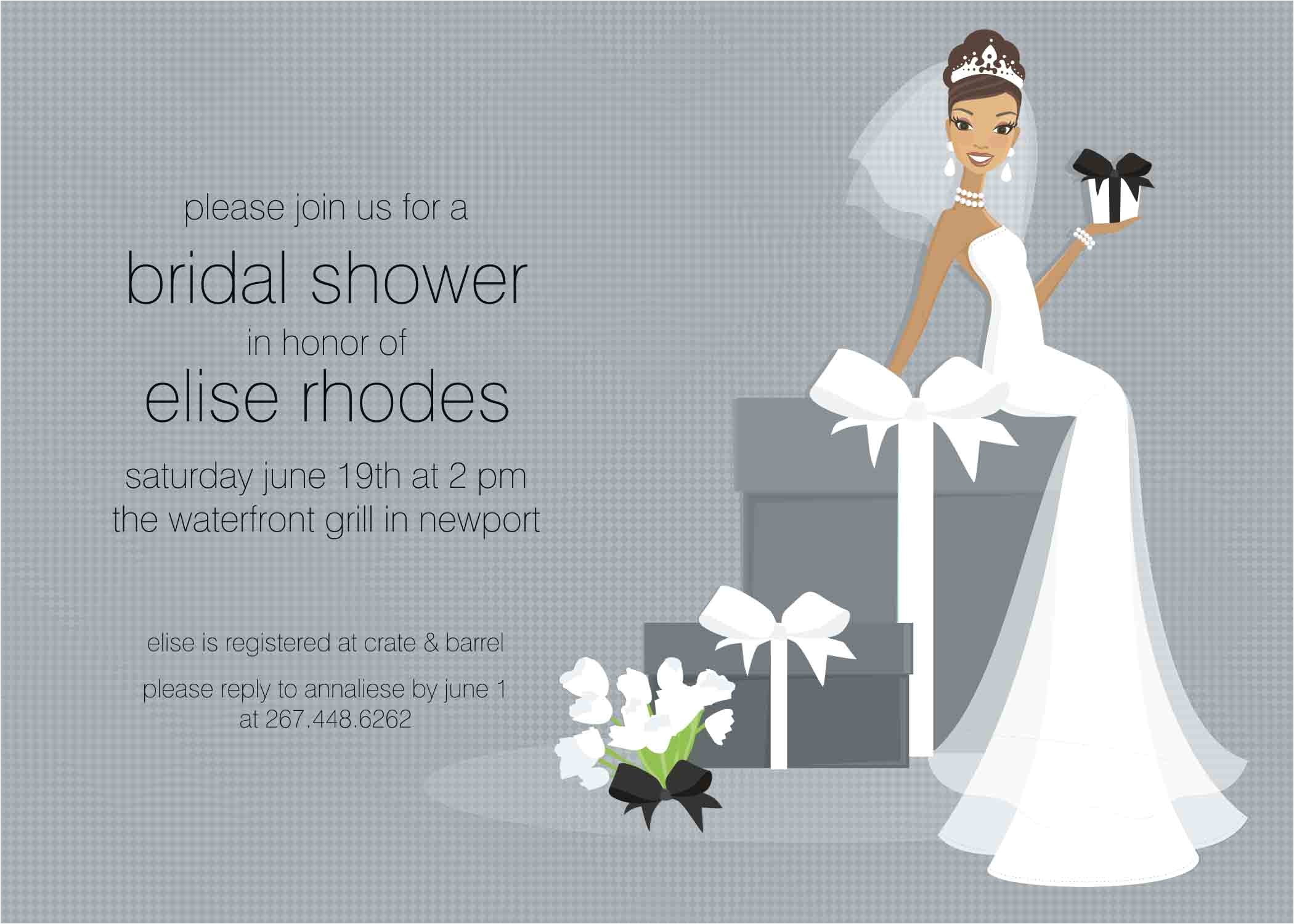 free wedding shower invitation idea