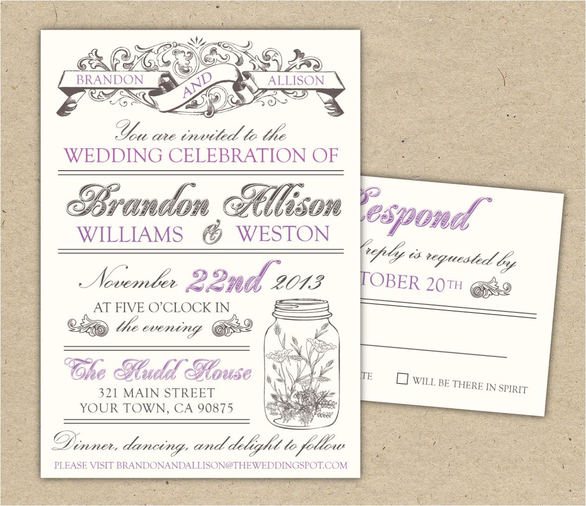 bridal invitation templates