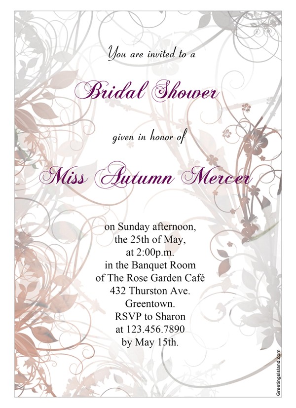 22 free bridal shower printable invitations