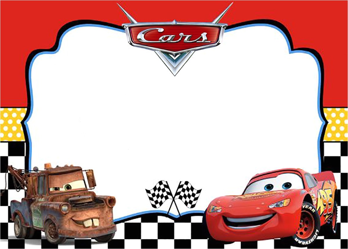cars invitation templates free and printable for boys and girls